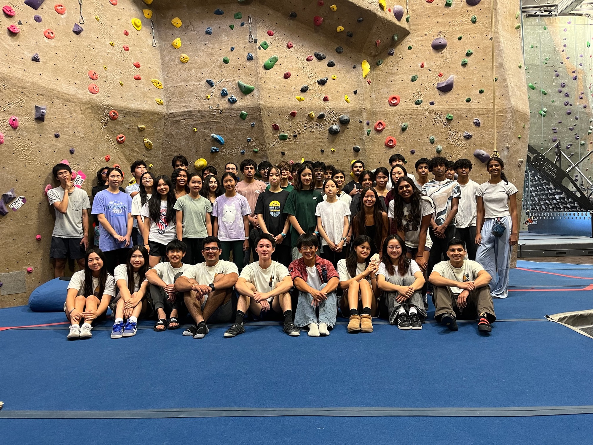 Climbing Club full group photo