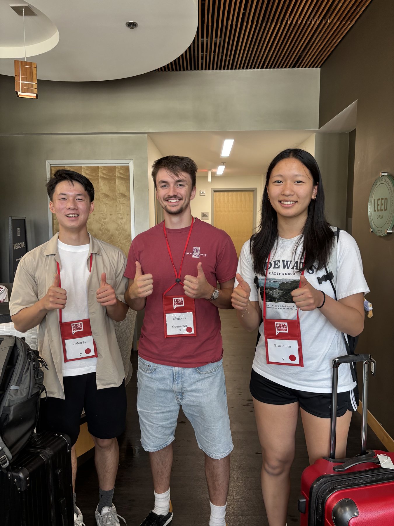 FIRE — badges on, new friends