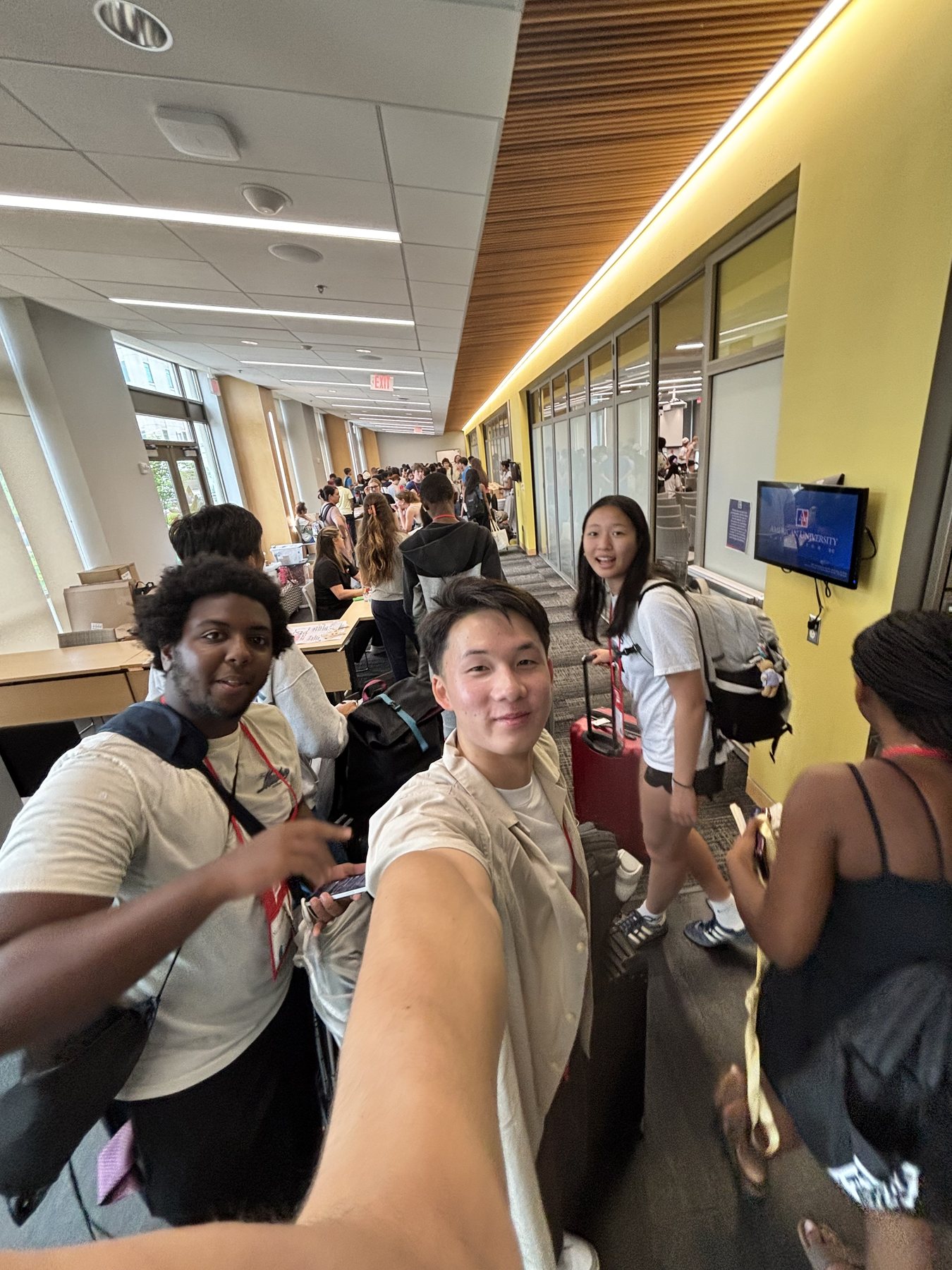 Dorm hallway crew