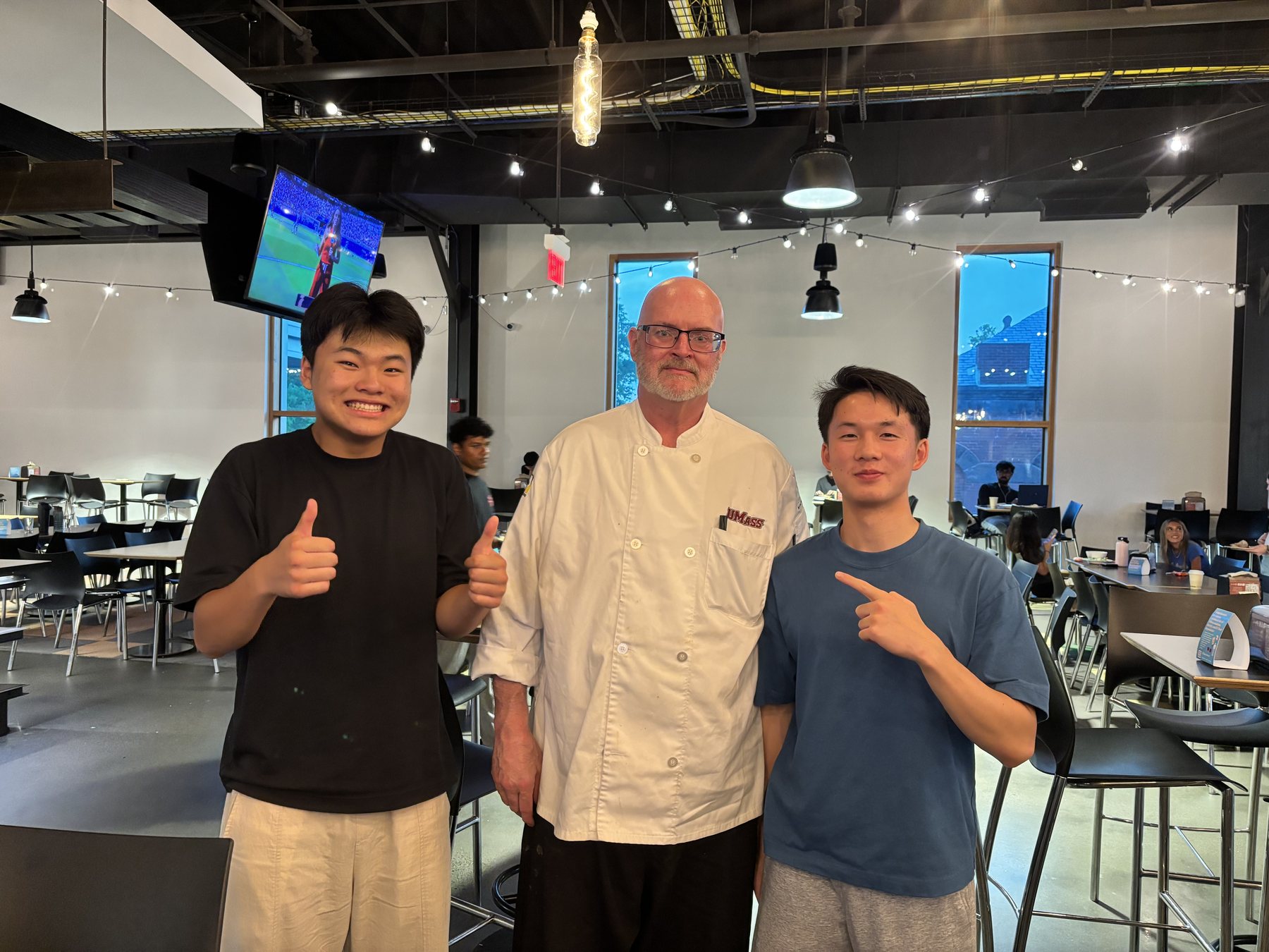 UMass dining — the best in the country, with the chef
